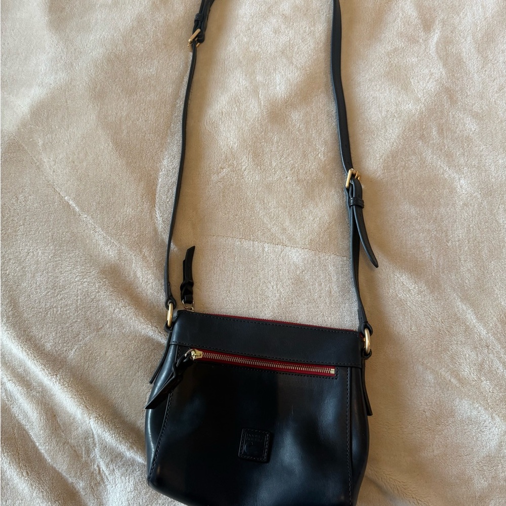 Dooney & Bourke Black Leather Crossbody Bag